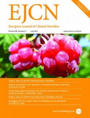 Revista Europea de Nutrición Clínica(European Journal of Clinical Nutrition) 