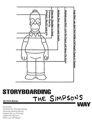 Storyboarding The Simpsons