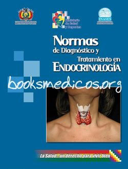 Normas de diagnóstico y tratamiento de endocrinología