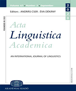 Acta Lingüística 