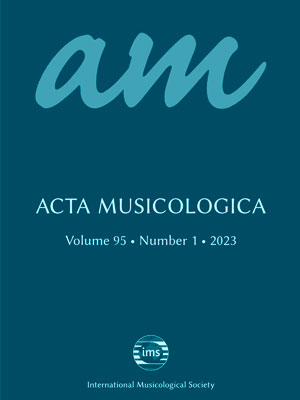acta musicología